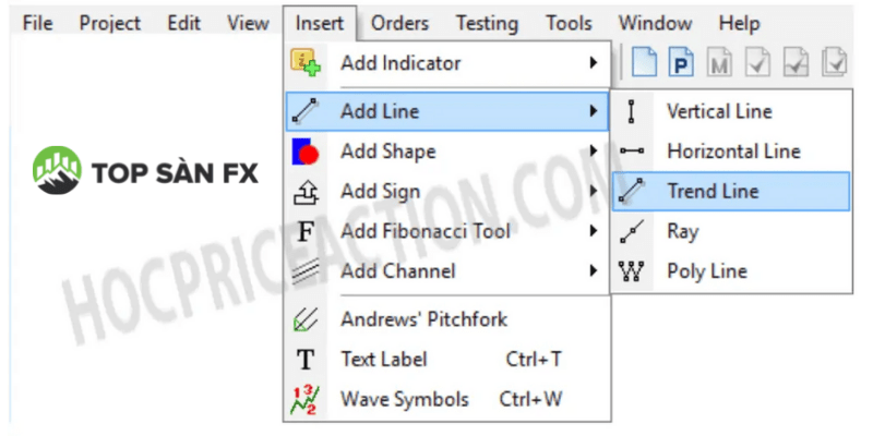 Công cụ hỗ trợ phân tích trong Forex Tester 3