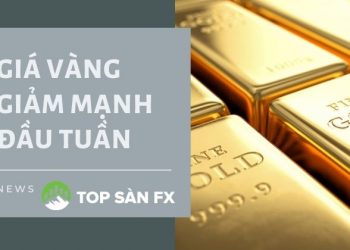 Giá vàng giảm mạnh đầu tuần