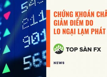 Chứng khoán châu Á giảm điểm do lo ngại lạm phát