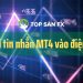 Cách cài tin nhắn MT4 vào điện thoại