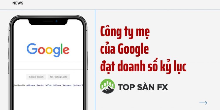 Công ty mẹ của Google đạt doanh số kỷ lục (1)