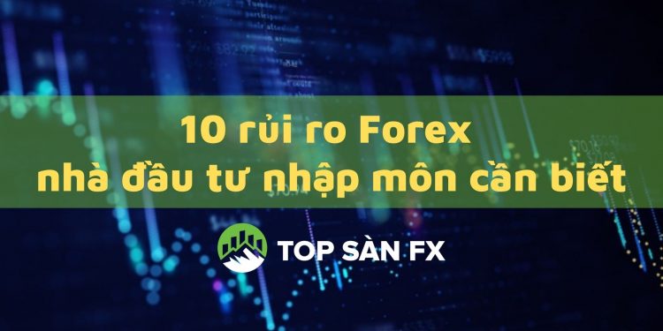 10 rủi ro Forex nhà đầu tư nhập môn cần biết 