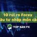 10 rủi ro Forex nhà đầu tư nhập môn cần biết