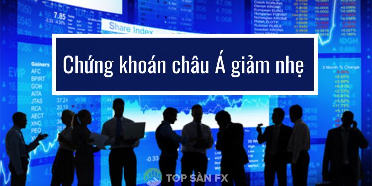 Chứng khoán châu Á giảm nhẹ khi lợi tức trái phiếu tăng