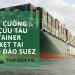 Tăng cường giải cứu tàu container mắc kẹt tại kênh đào Suez