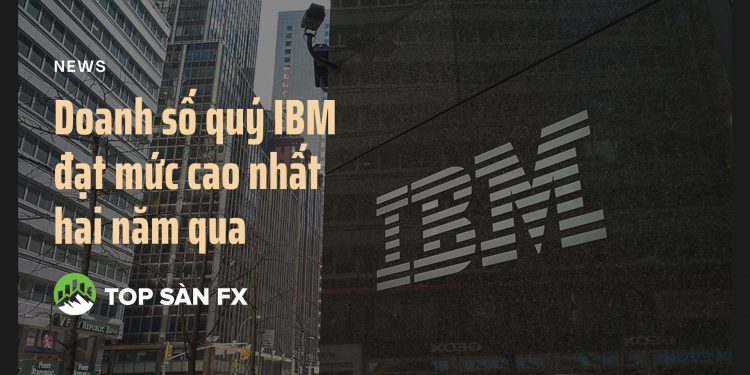 Doanh số quý của IBM đạt mức cao nhất hai năm qua