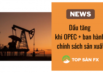 Dầu tăng khi OPEC + ban hành chính sách sản xuất