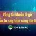 Vàng tài khoản là gì? Kênh đầu tư này tiềm năng lớn thế nào?