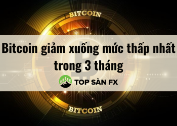Bitcoin giảm xuống mức thấp nhất trong 3 tháng