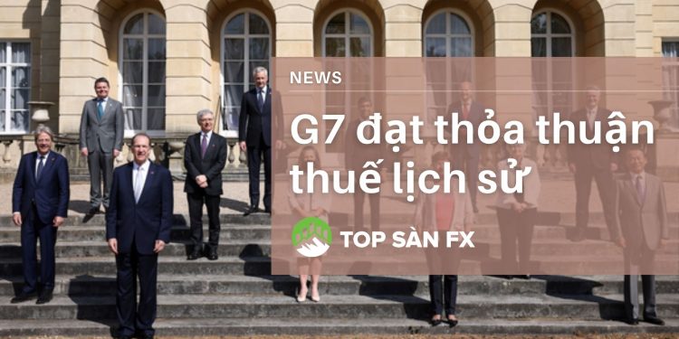 G7 đạt thỏa thuận thuế lịch sử