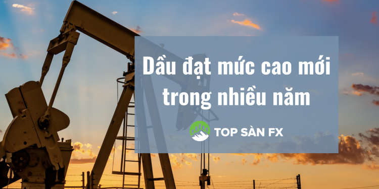 Dầu đạt mức cao mới trong nhiều năm