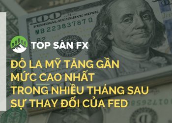 Đô la Mỹ tăng gần mức cao nhất trong nhiều tháng sau sự thay đổi của Fed