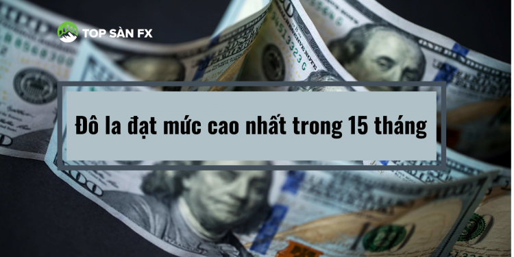 Đô la đạt mức cao nhất trong 15 tháng