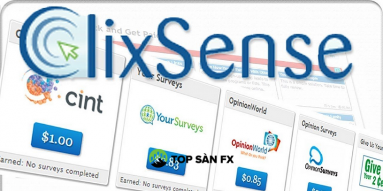 Clixsense là gì? Hướng dẫn kiếm tiền online với Clixsense