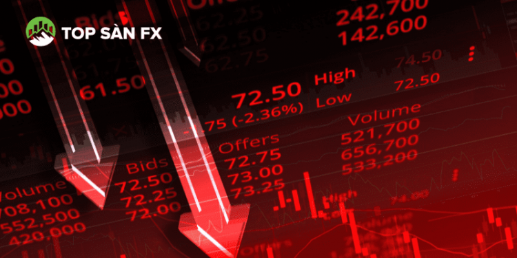 Chứng khoán Mỹ sụt giảm mạnh nhất trong vòng 2 năm