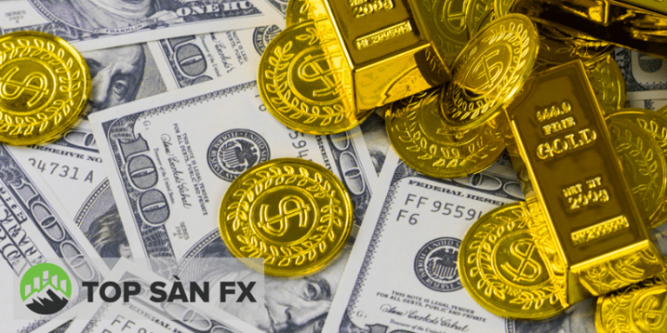 Giá vàng tăng lên, USD bất ngờ giảm mạnh