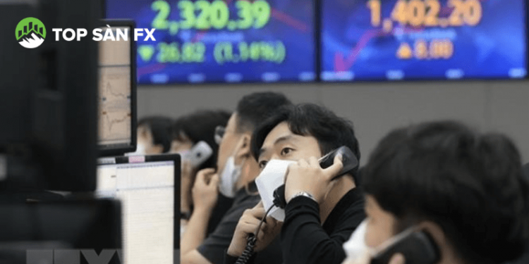 Chứng khoán châu Á giảm điểm theo Mỹ