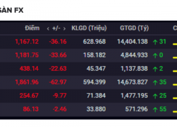 Chứng khoán giảm gần 30 điểm