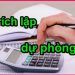 Trích lập dự phòng là gì?