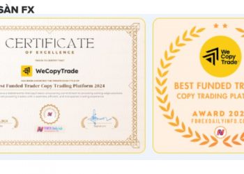 WeCopyTrade vinh danh nhận giải “Best Funded Trader Copy Trading Platform 2024”