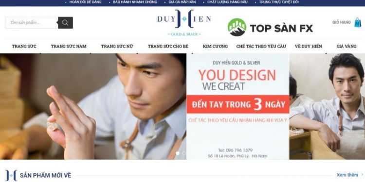 Giá vàng Duy Hiển Hà Nam hôm nay bao nhiêu tiền 1 chỉ?