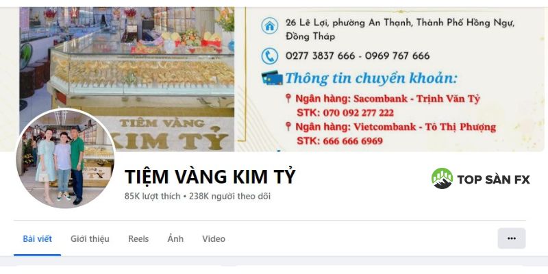 Số điện thoại tiệm vàng Kim Tỷ