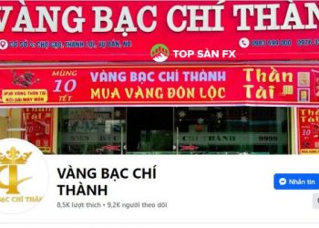Giá vàng Chí Thành Nam Định hôm nay? Tiệm vàng Chí Thành ở đâu?
