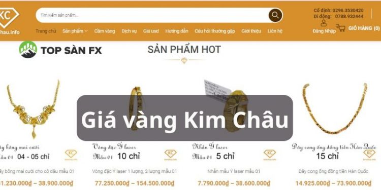 Giá vàng Kim Châu An Giang hôm nay bao nhiêu 1 chỉ?