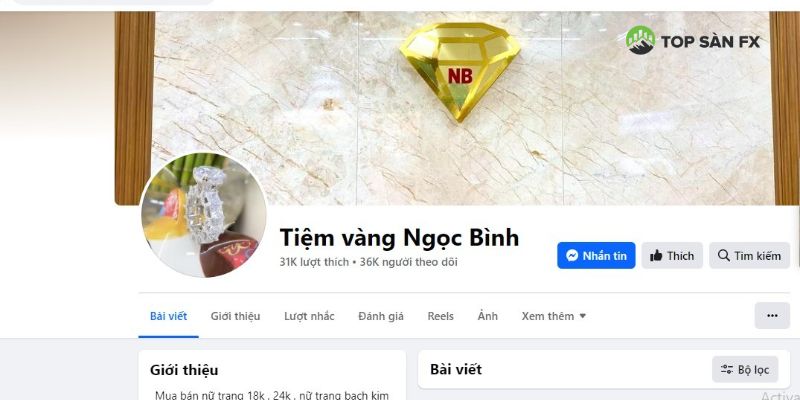 Tiệm vàng Ngọc Bình ở đâu?