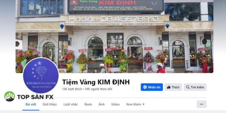 Tiệm vàng Kim Định Kiên Giang - Địa điểm mua sắm vàng “Giá tốt”