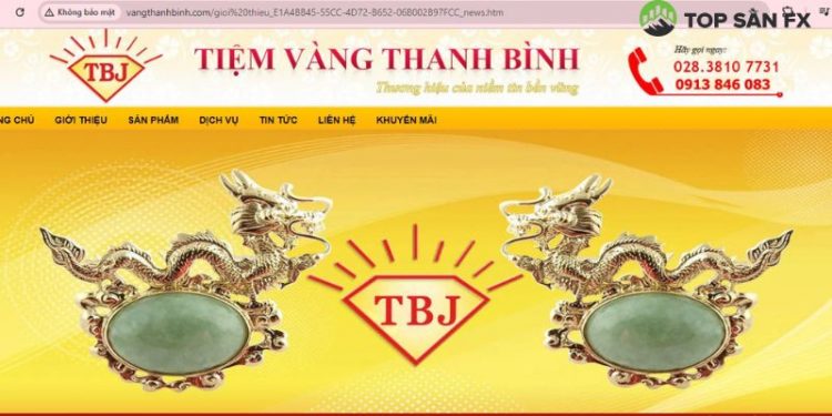 Giá Vàng Thanh Bình hôm nay. Địa chỉ tiệm vàng Thanh Bình