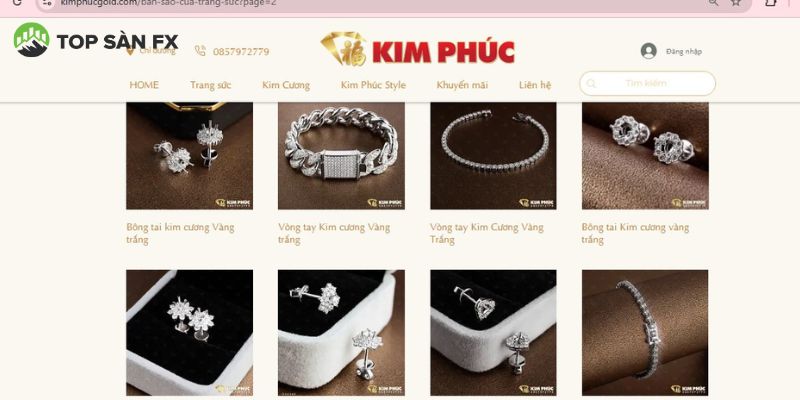 Cách mua sắm tại tiệm vàng Kim Phúc