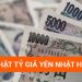 Tỷ giá Yên Nhật hôm nay 9/4/2025: Tiếp tục tăng mạnh