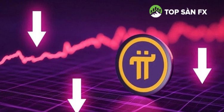 Giá Pi Network lần đầu xuống dưới 0,2 USD