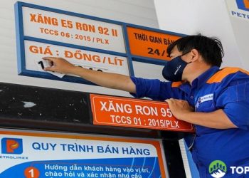 Giá xăng RON 95 tăng 271 đồng lên 20.363 đồng/lít