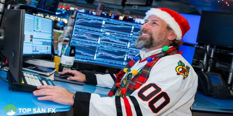 Chứng khoán Mỹ “lập kỷ lục” mới vào ngày Giáng Sinh