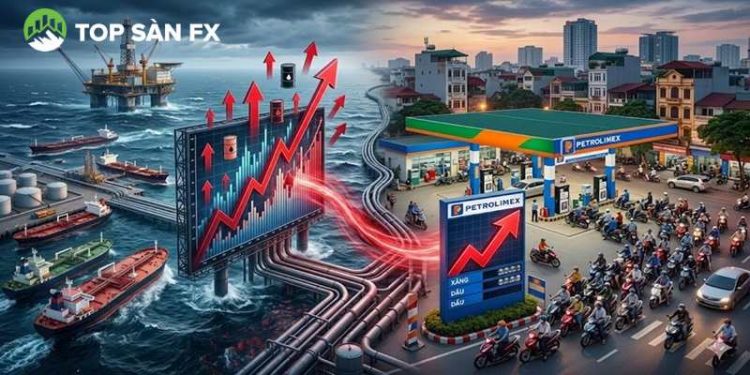 Giá xăng dầu ngày 19/3 tiếp tục giữ đà tăng mạnh